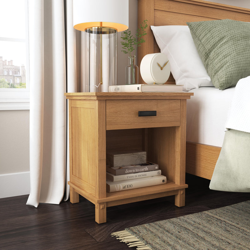 Egberto 22'' W Nightstand, Brown