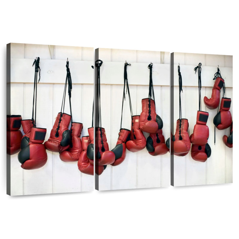 Gants de poinçonnage rouges Sireci, H 48 po x l 74 po