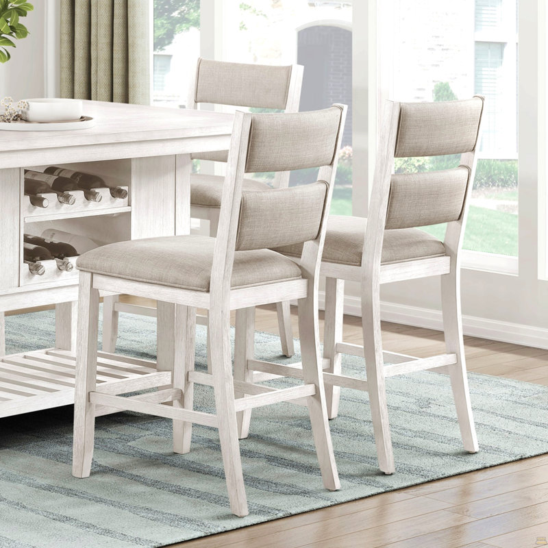 Ensemble de salle à manger 7 pièces à hauteur de comptoir 7 pièces, 7 pièces : table, 6 chaises