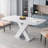 Stretchable Square Dining Table(Only Table)-12472013-12472012