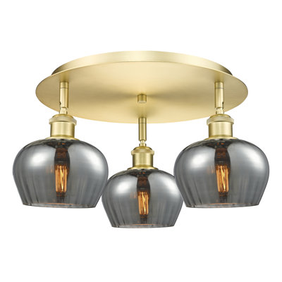 Bergeman Glass Flush Mount