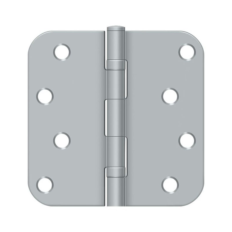 64'' x 64'' Steel Surface Mount Hinge, Brushed Chrome
