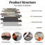 Carrelage mural auto-adhésif 12 po x 12 po Standard Products-98177512