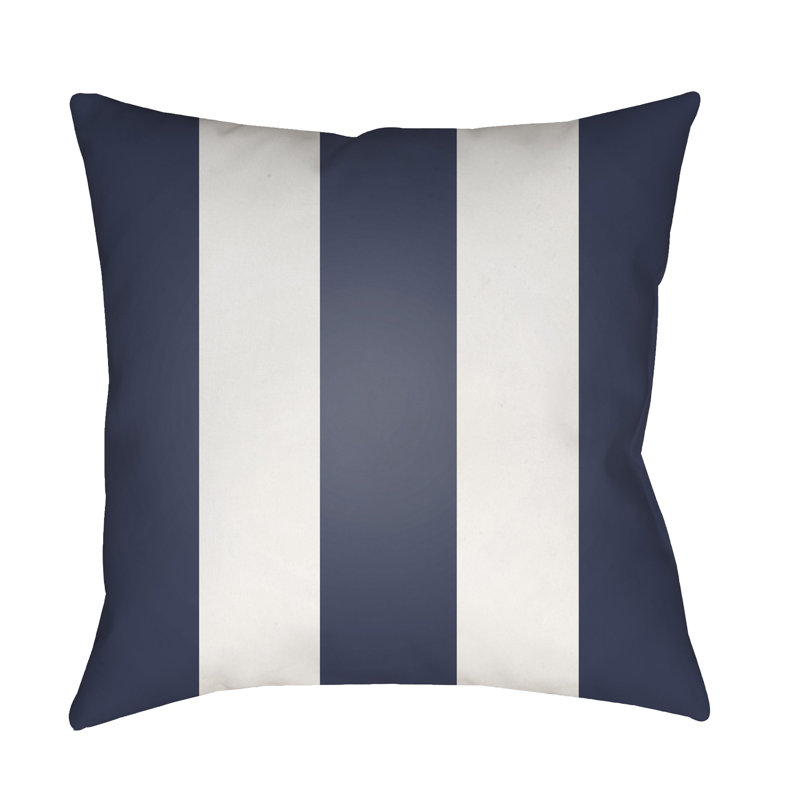 Vineyard Throw Square Pillow Cover & Insert, Navy