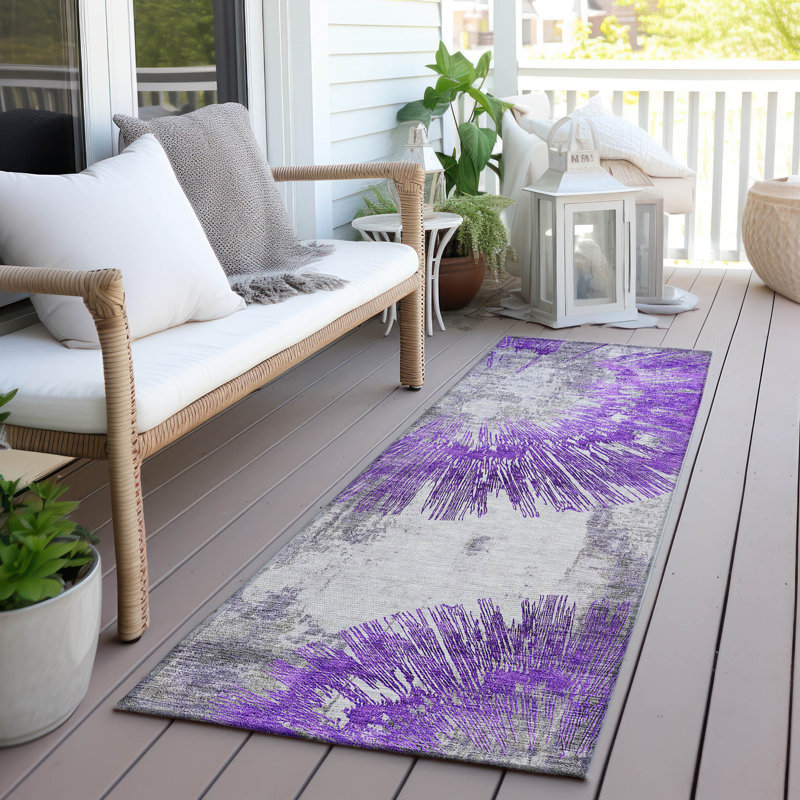 Mahaney Flatweave Abstract Rug, Runner 2'3" x 7'6"