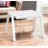  16" White Aluminum Contemporary End Table