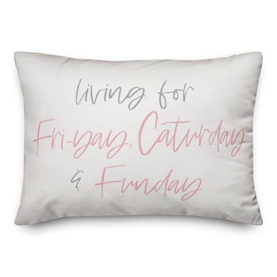 Housse de coussin d'extérieur rectangulaire Friyay Caturday