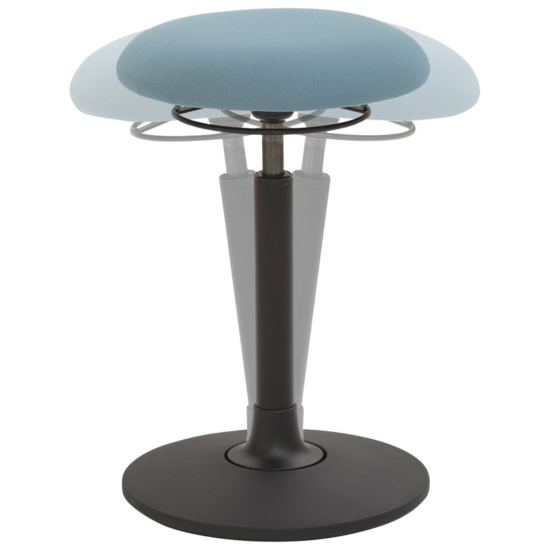 Adjustable Height Active Stool, Turquoise