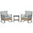 Amira Rocking Chair Set w/ Two-tier Table Bistro Set-440177103