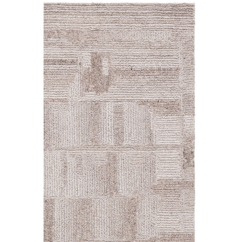 Harvest 116 Hand Tufted Wool Pile Abstract Rug, Rectangle 6' x 9'