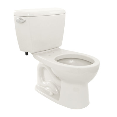 Eco Drake® Round Two-Piece Toilet (Seat Not Included)