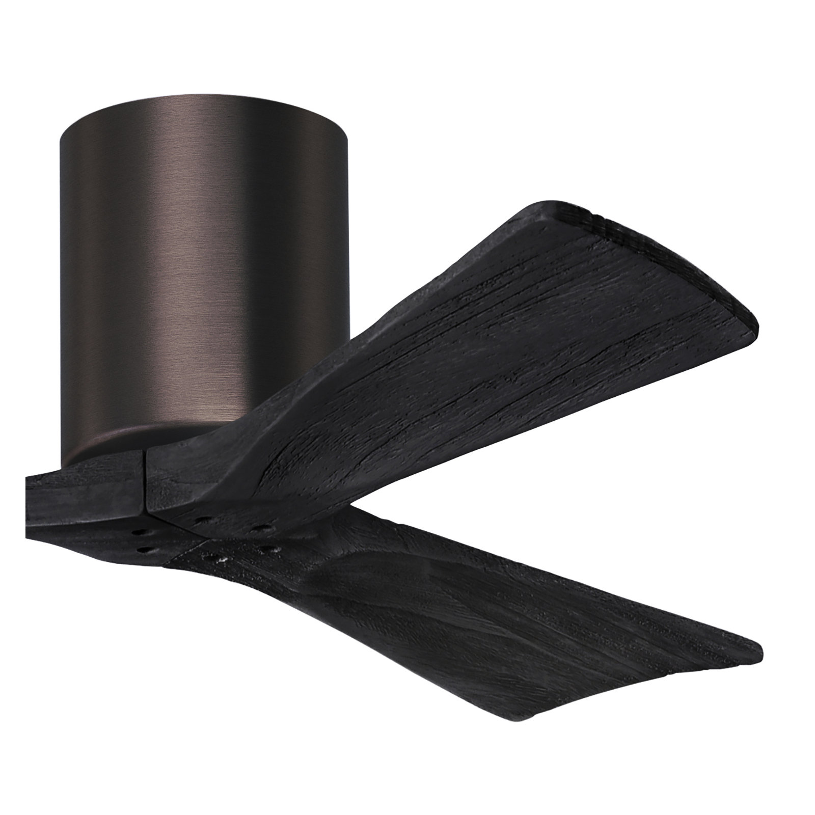 Olivier 3 Blade Ceiling Fan, Brushed Bronze, Matte Black, 42"