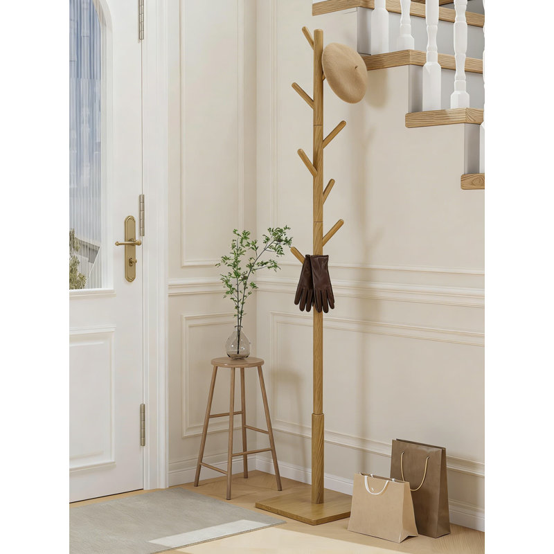 Portemanteaux en bois Yawinhe avec 8 crochets