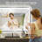 Hyosvany Matte Black Matel Framed LED Vanity Mirror with Front-lit and Back-lit, Memory Function, 3 Color Temperatures, Dimmable Light & Anti-fog Tempered Glass Mirror-278994199