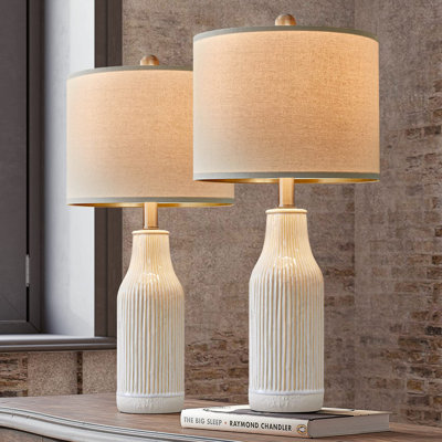 Lampe de table en céramique Lenu