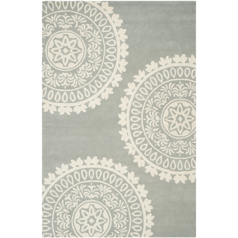 Rudra Hand Tufted Wool Oriental Rug, Rectangle 2'6" x 4'