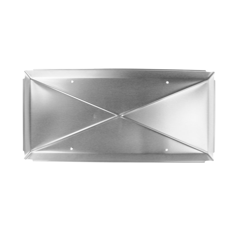 Chapeau de cheminée en acier inoxydable 17 po x 53 po BigTop, hauteur 14 po, 3,5 po H x 60 po L x 23,5 po P