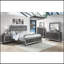 Table de chevet - Gris foncé