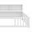 Floor Bed With Side Bookcase,Shelves,Guardrails-1113911813