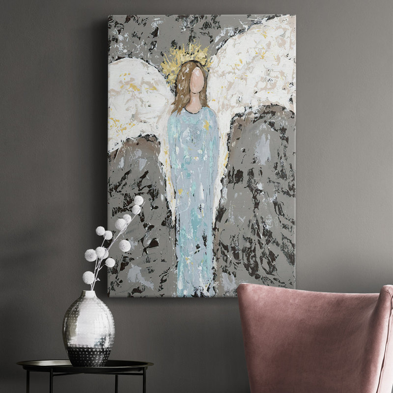 Angels "Tout le monde", toile tendue avec châssis de qualité supérieure - prête à être accrochée
