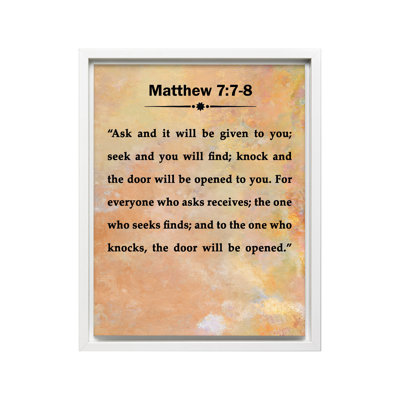 Matthew 7:7-8