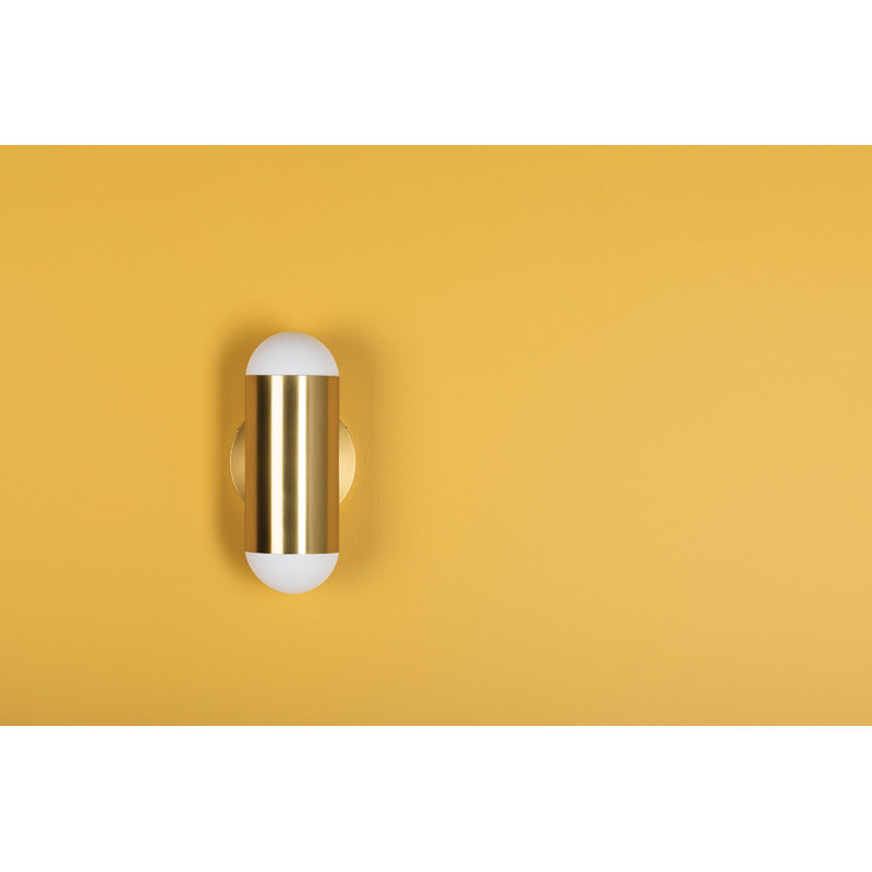 Kira 2 Light Wall Sconce, Aged Brass