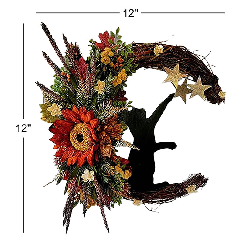 Faux Polyester 12'' Wreath