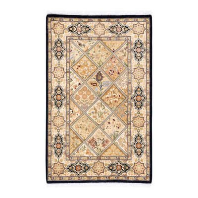 Hayner One-of-a-Kind 2'8" X 4'2" 2000's Wool Area Rug in Brown