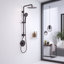 Dual Function Complete Shower System with Rough in-Valve