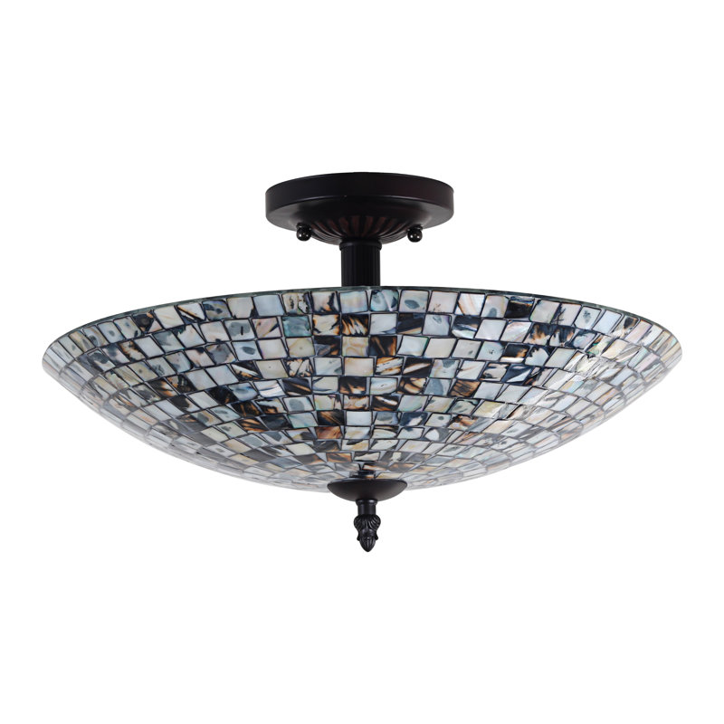 Alexsis Shell Semi Flush Mount