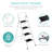 4 Step Ladder Folding Sturdy Lightweight Portable Step Stool
