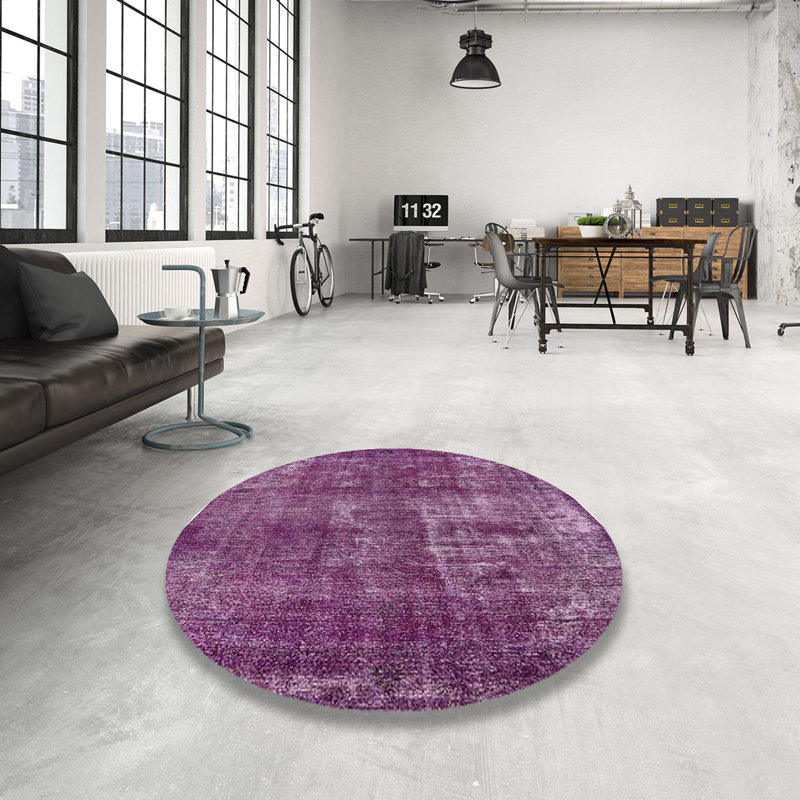 Tapis mauve, Rond 6 pi