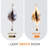Modern Leaf-Shaped Led Wall Sconce, Gold Glitter Acrylic Design, Dimmable Bedside Wall Sconces