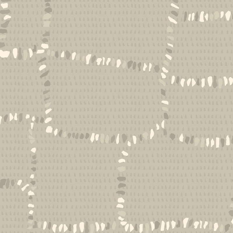 Papier peint Tumin Ruins, Non encollé, Papier journal gris, Paper