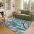 Machine Washable Indoor/Outdoor Adalaide ACN2336 Botanical Rug-1254995030