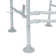 Adjustable Toilet Safety Rail With Padded Handles And Metal Frame