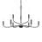 Ilia 9-Light Matte Black Two-Tier Chandelier-127380291