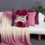  Housse de coussin en velours 3D Flower Pretty Girl 18 po x 18 po