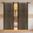 18 series 36in.X96 in. 3/4 inch thickness 2-Panel Walnut Color Finished MDF Sliding Barn Door With Hardware Kit