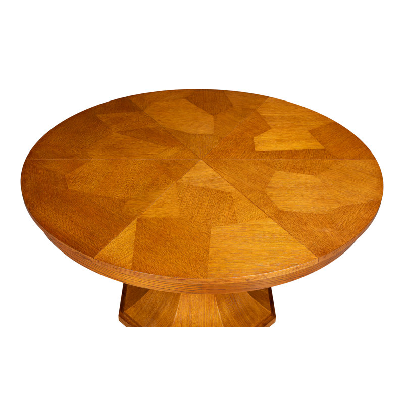 Giselle Round Dining Table, 30"H x 55"L x 55"W, Tobacco Brown
