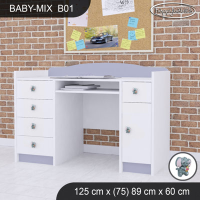125cm Computer Desk