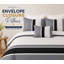 Pamposh Microfiber Striped Duvet Cover Set-130411550
