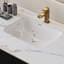 Meuble-lavabo de salle de bain avec lavabo encastré