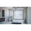 Porte de baignoire coulissante simple demi-cadre l 56 po x H 58 po Infinity-Z-68940883-14454367