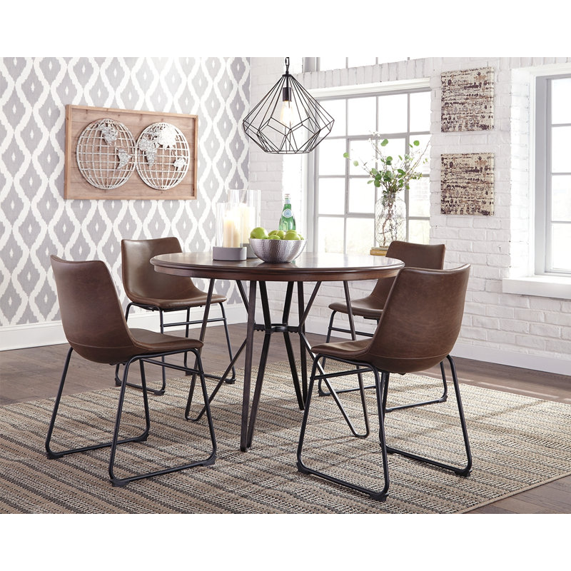 Table de salle à manger Centiar et 4 chaises