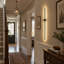 Jalapa 1-Light 100cm Black LED Flush Mounted Sconce