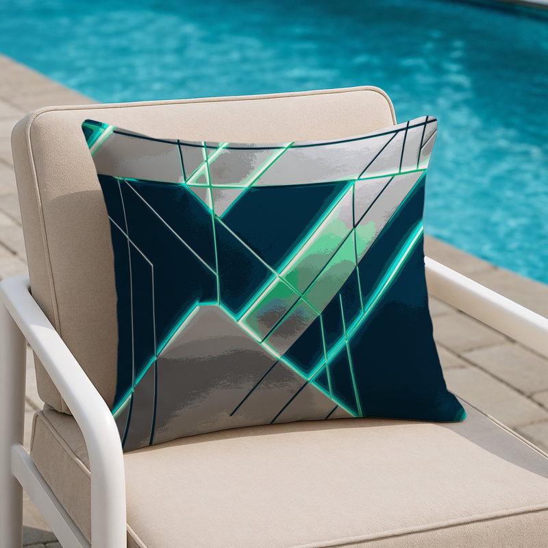 Cosmic Spire Indoor And Outdoor Throw Pillow, Square 18"