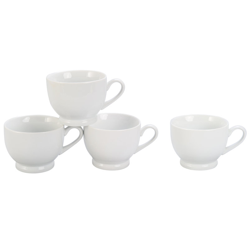 Bia Cordon Bleu Porcelain 12-Ounce Footed Cappuccino Cups