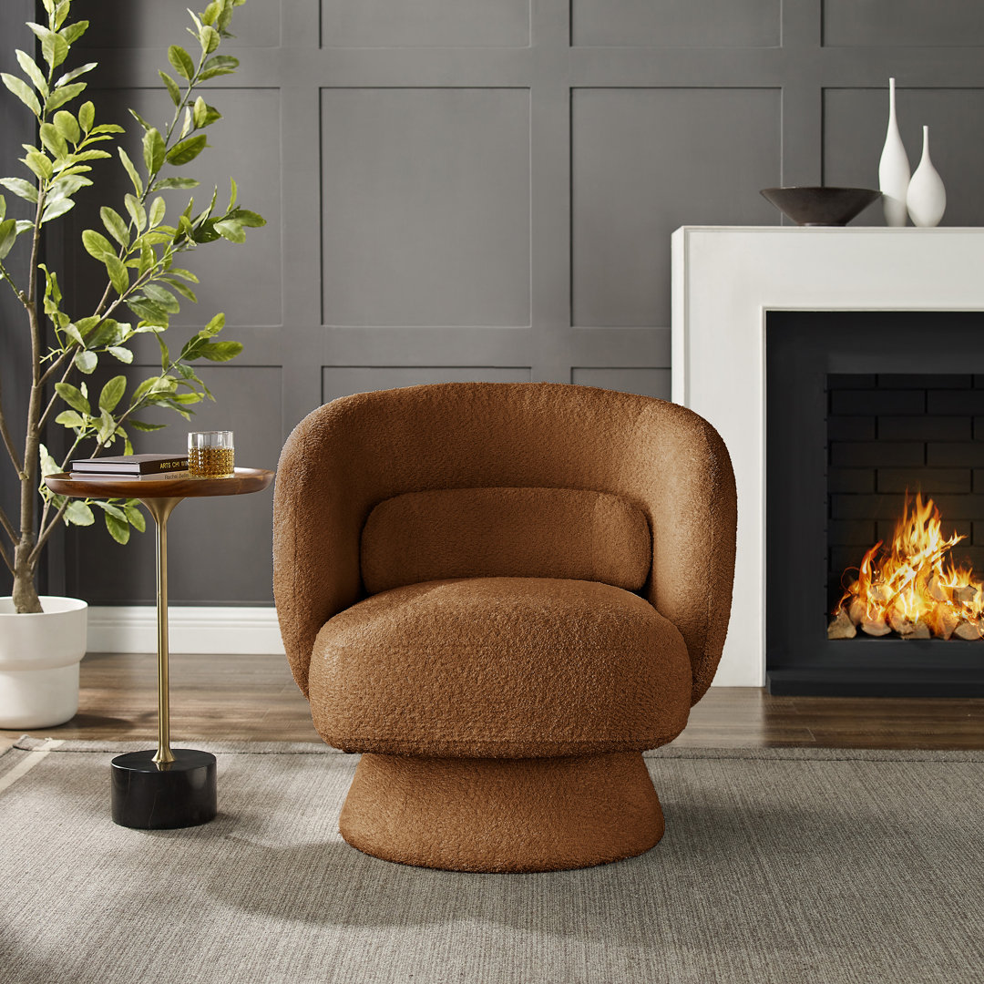 Saboor MINIMORE Modern Style Swivel Accent Chair Orren Ellis 