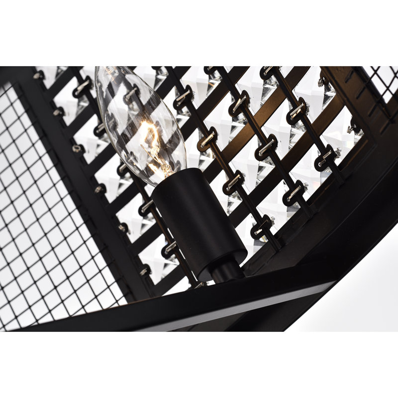 26'' Ceiling Fan with Light Kit, Black